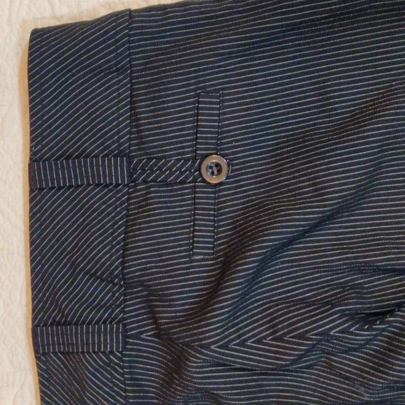 Ponny Tail Striped Bell Bottom Pants - Picture 11 of 12